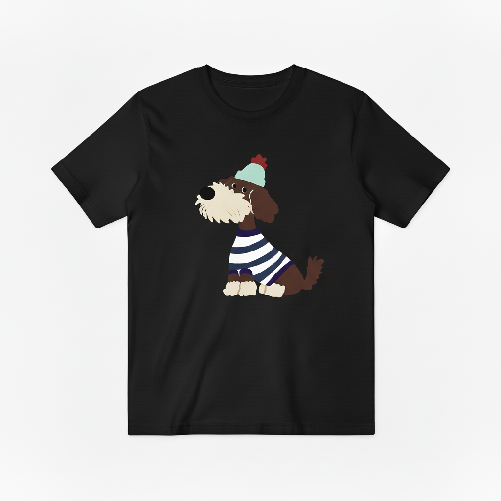 Cozy Dog Graphic Tee Funny Pet Gift T6002