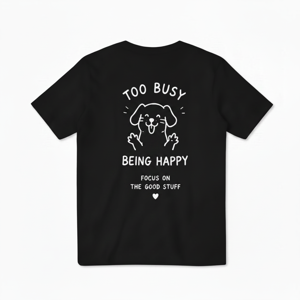 Too Busy Being Happy Tee
