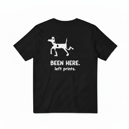 Been Here. Left Prints. Tee