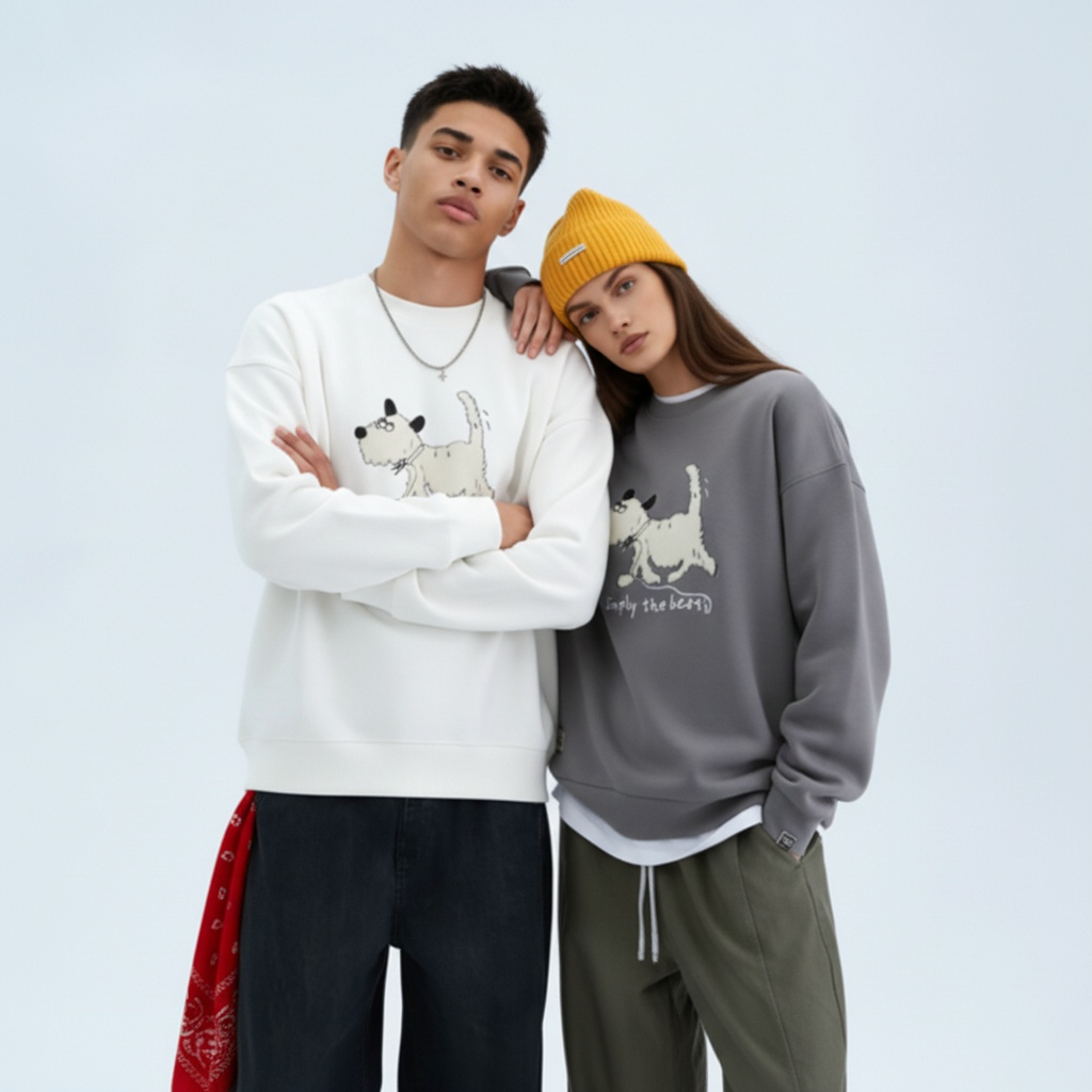 Simply The Best Walking Dog Pet Crewneck C1057