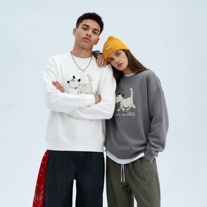 Simply The Best Walking Dog Pet Crewneck C1057