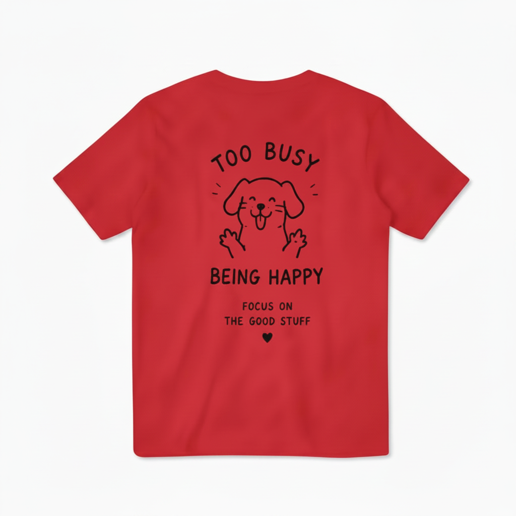 Too Busy Being Happy Tee