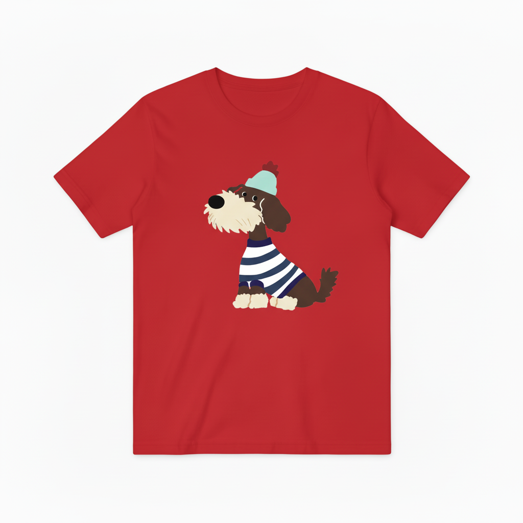 Cozy Dog Graphic Tee Funny Pet Gift T6002