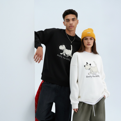 Simply The Best Walking Dog Pet Crewneck C1057