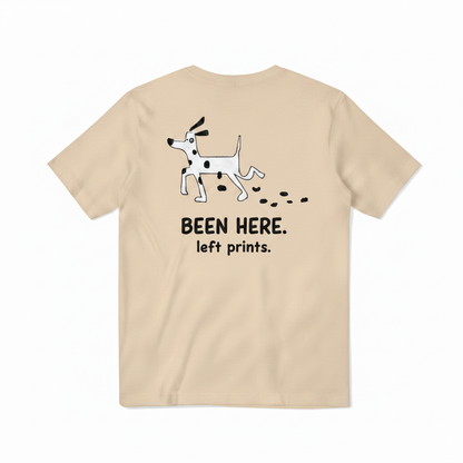 Been Here. Left Prints. Tee