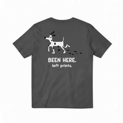 Been Here. Left Prints. Tee