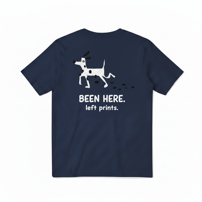 Been Here. Left Prints. Tee