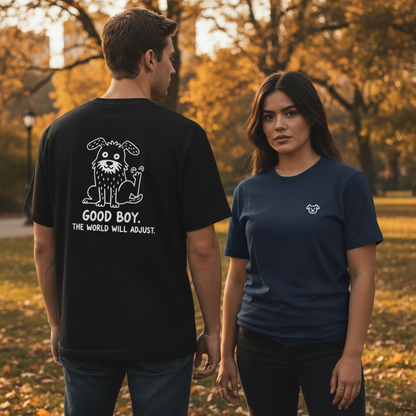 Good Boy. The World Will Adjust. Tee