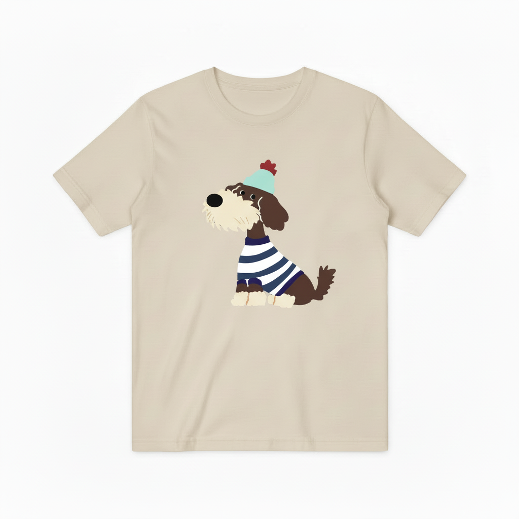 Cozy Dog Graphic Tee Funny Pet Gift T6002