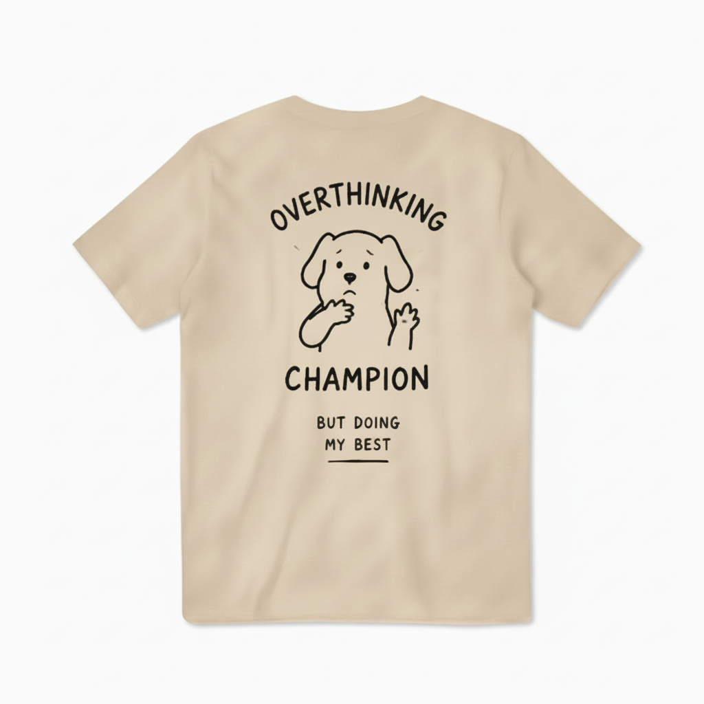 Overthinking Champion Tee