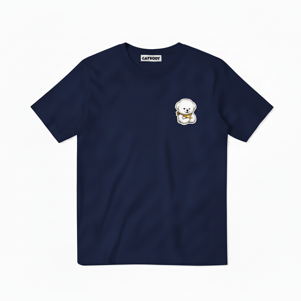 The Work Never Stops Fluffy Dog Soccer Graphic Tee