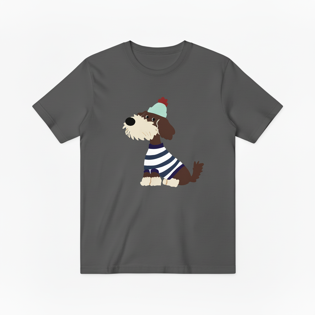 Cozy Dog Graphic Tee Funny Pet Gift T6002