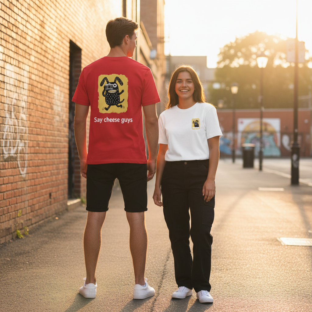 Say Cheese Guys Graphic Tee