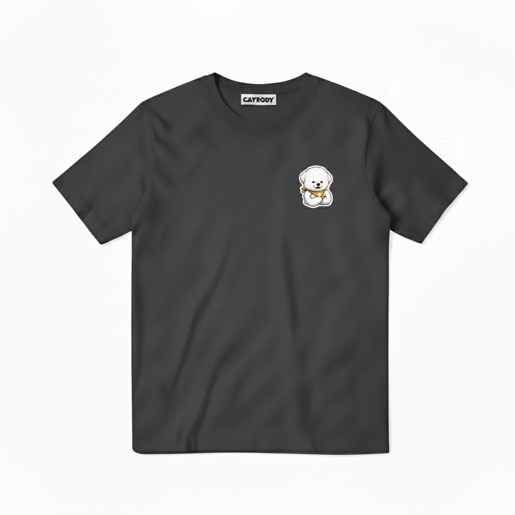 One More Rep Fluffy Dog Soccer Graphic Tee