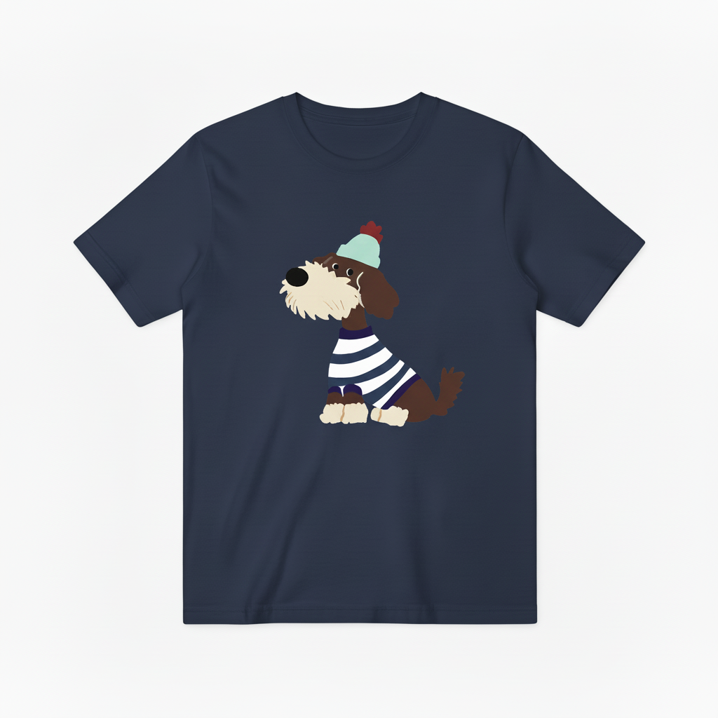 Cozy Dog Graphic Tee Funny Pet Gift T6002