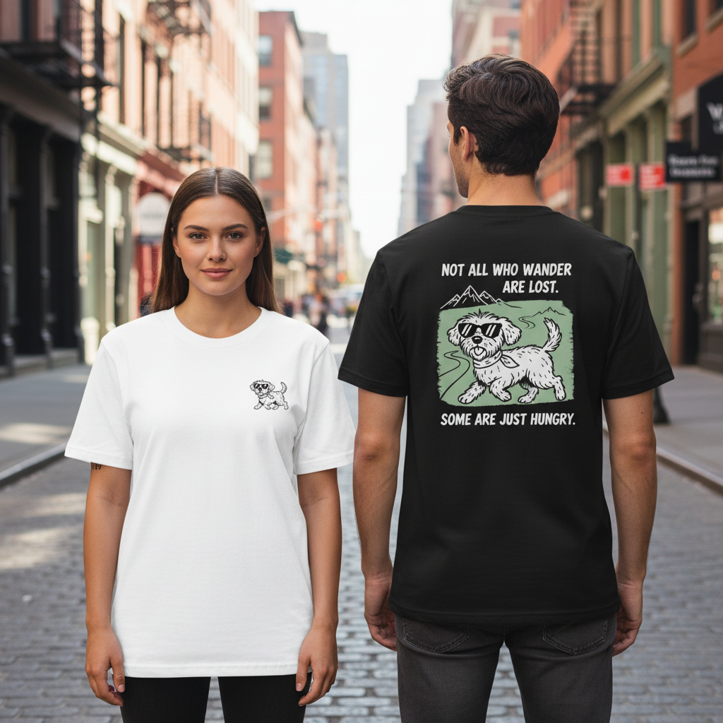 Not All Who Wander Are Lost. Some Are Just Hungry. Tee