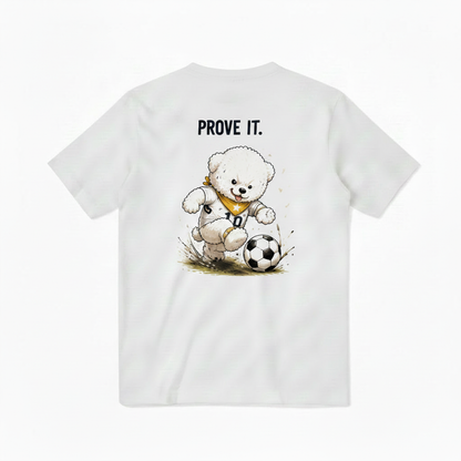 Prove It Fluffy Dog Soccer Graphic Tee