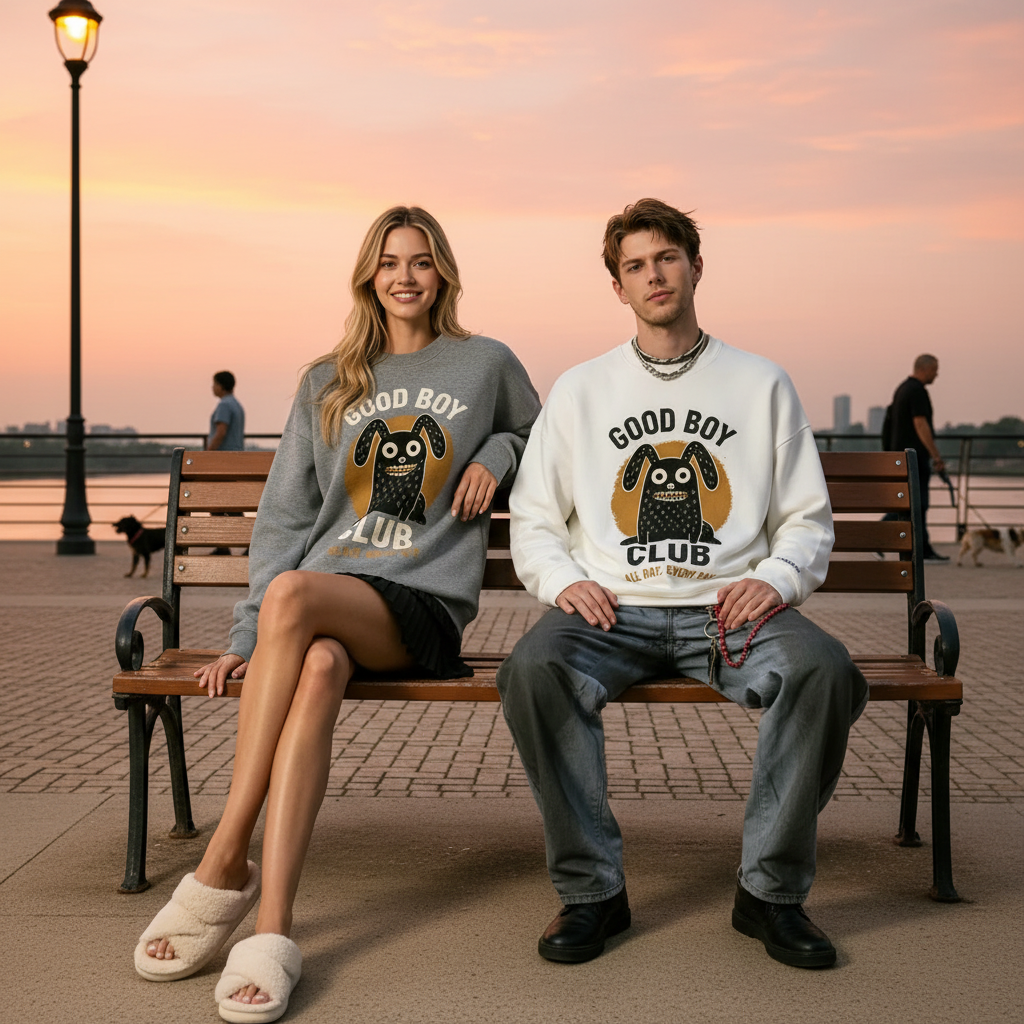 Good Boy Club All Day Crewneck C1125