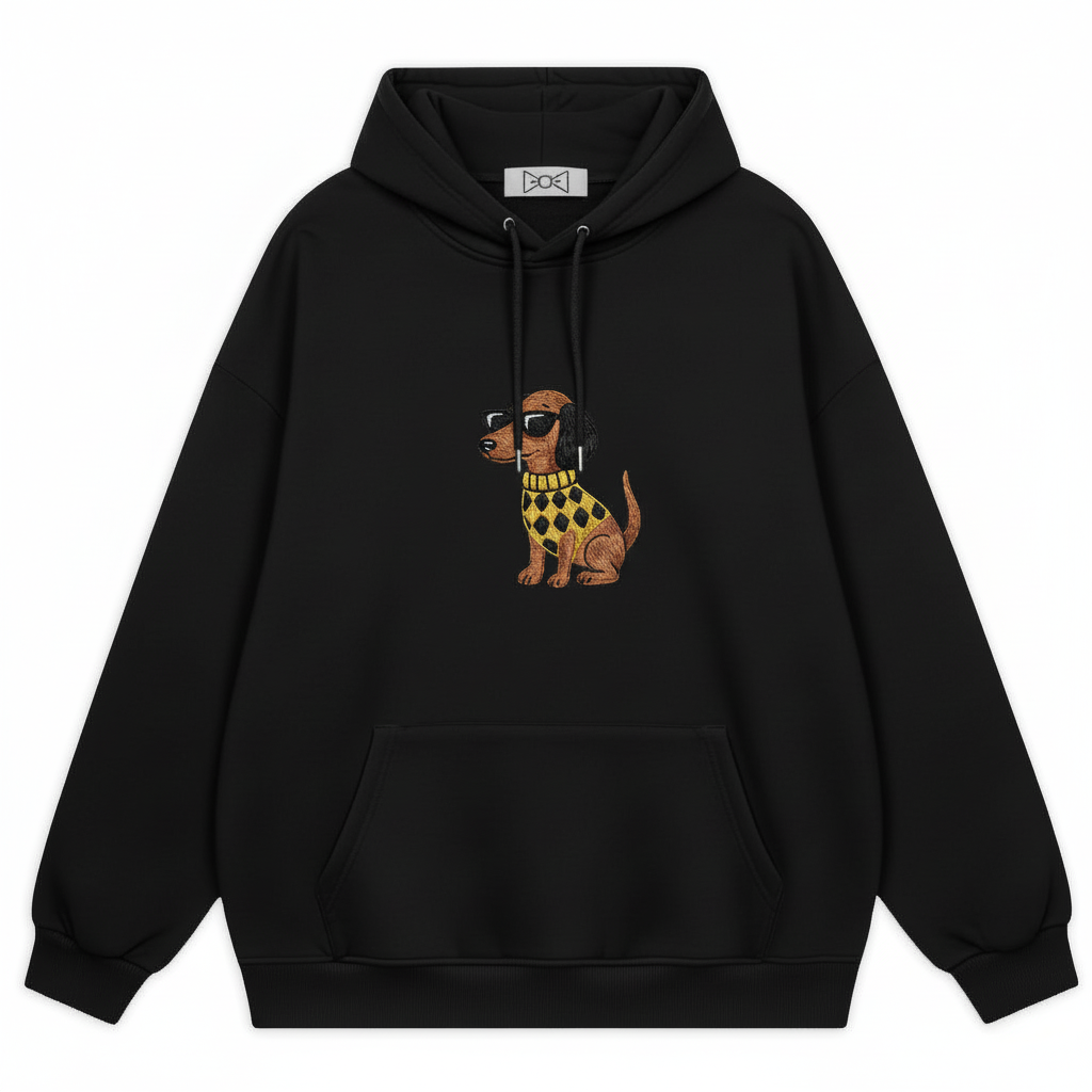Cool Dog Graphic Hoodie Funny Animal Lover Gift H3000