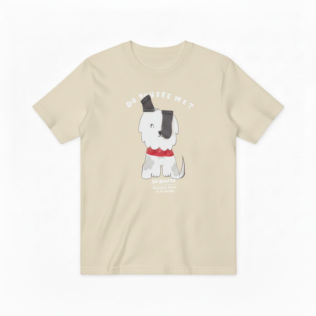 Do You See Me Funny Dog Graphic Tee T7079