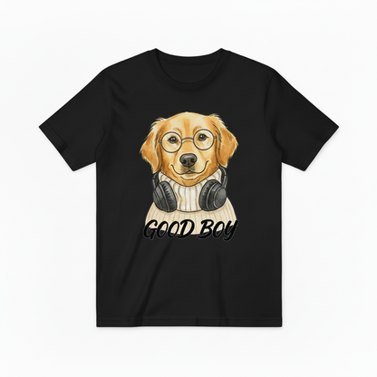 Retro Hipster Golden Retriever T-Shirt, Perfect for Pet Lovers T4001