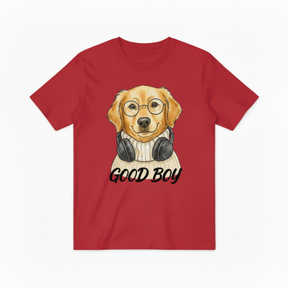 Retro Hipster Golden Retriever T-Shirt, Perfect for Pet Lovers T4001