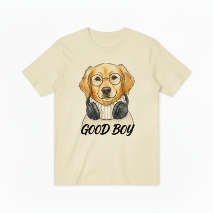 Retro Hipster Golden Retriever T-Shirt, Perfect for Pet Lovers T4001