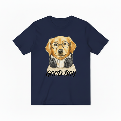 Retro Hipster Golden Retriever T-Shirt, Perfect for Pet Lovers T4001