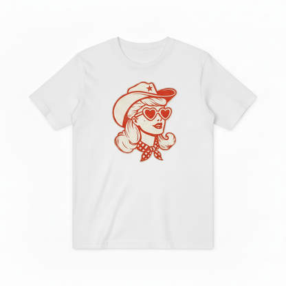 Coastal Cowgirl Heart Sunglasses T-Shirt, Cute Rodeo Country Music Top T4004