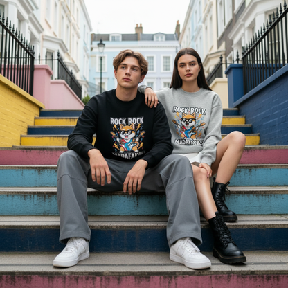 Rock Rock Madafakas Shiba Guitar Crewneck C1117