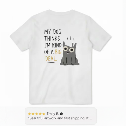 My Dog Thinks I'm a Big Deal Tee