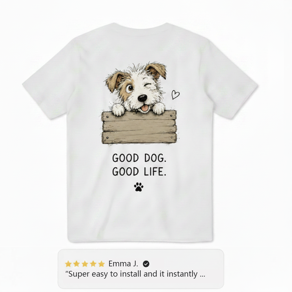 Good Dog. Good Life. Tee