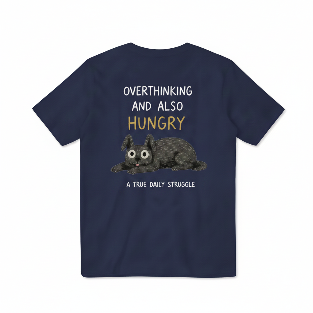 Overthinking and Also Hungry Tee
