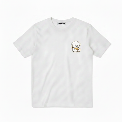 Earn It Fluffy Dog Soccer Champion Graphic Tee