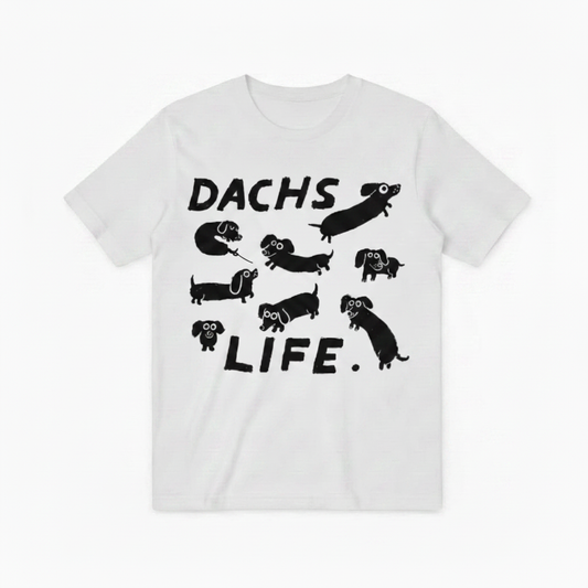Dachs Life Funny Dachshund Graphic Tee T7127