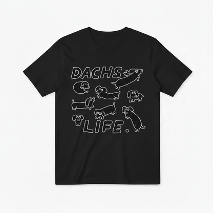 Dachs Life Funny Dachshund Graphic Tee T7127