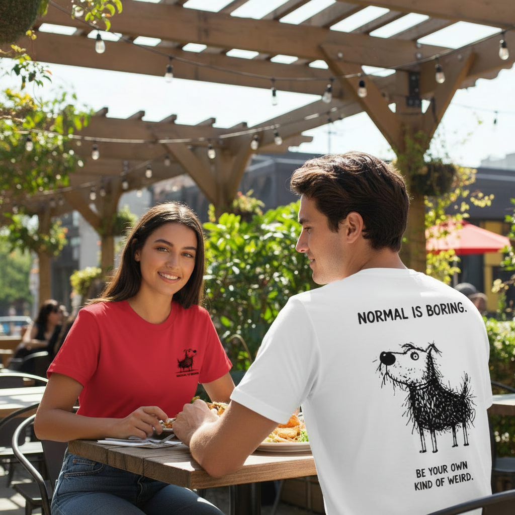 Normal Is Boring Dog Tee