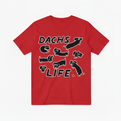 Dachs Life Funny Dachshund Graphic Tee T7127