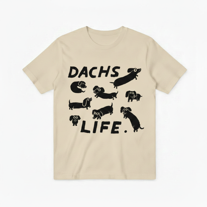 Dachs Life Funny Dachshund Graphic Tee T7127