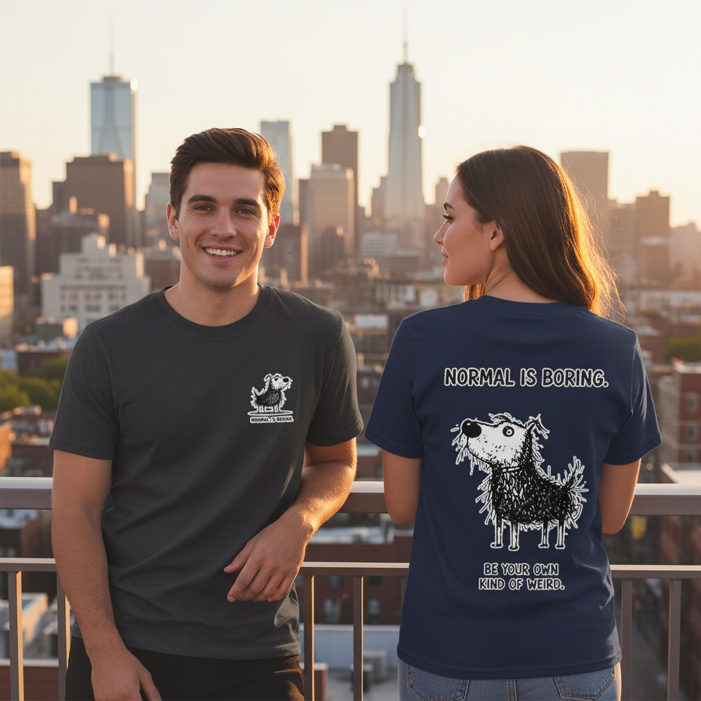Normal Is Boring Dog Tee