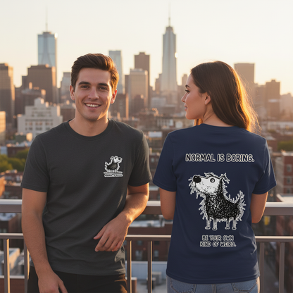 Normal Is Boring Dog Tee