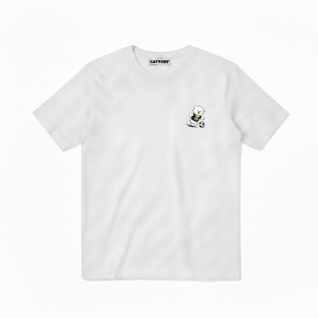 Born to Chase Fluffy Dog Soccer Graphic Tee