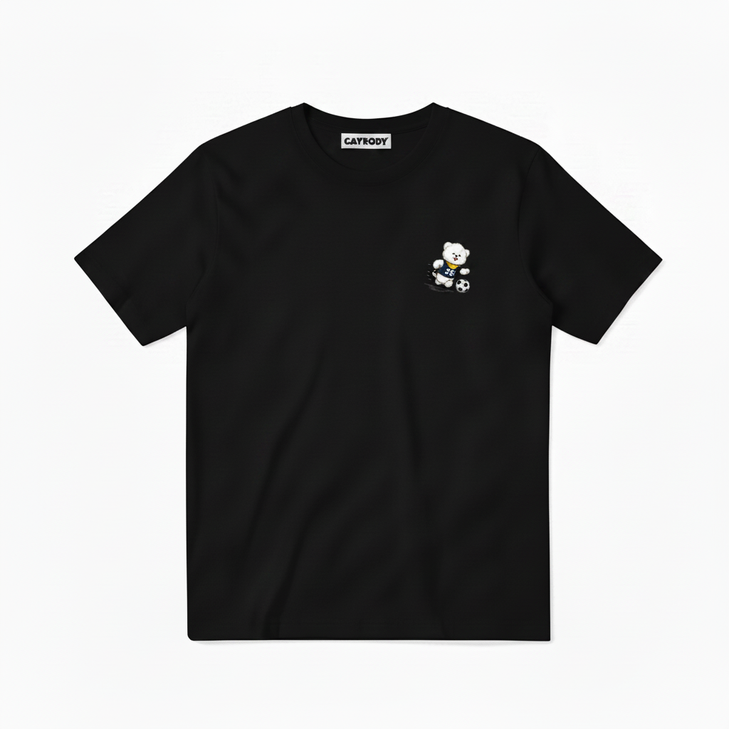 Born to Chase Fluffy Dog Soccer Graphic Tee