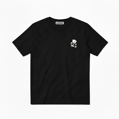 Born to Chase Fluffy Dog Soccer Graphic Tee