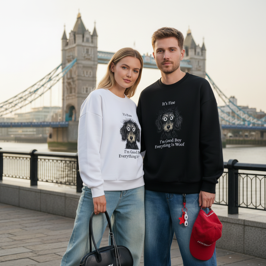 Funny Pet Lover Dog Crewneck C1087