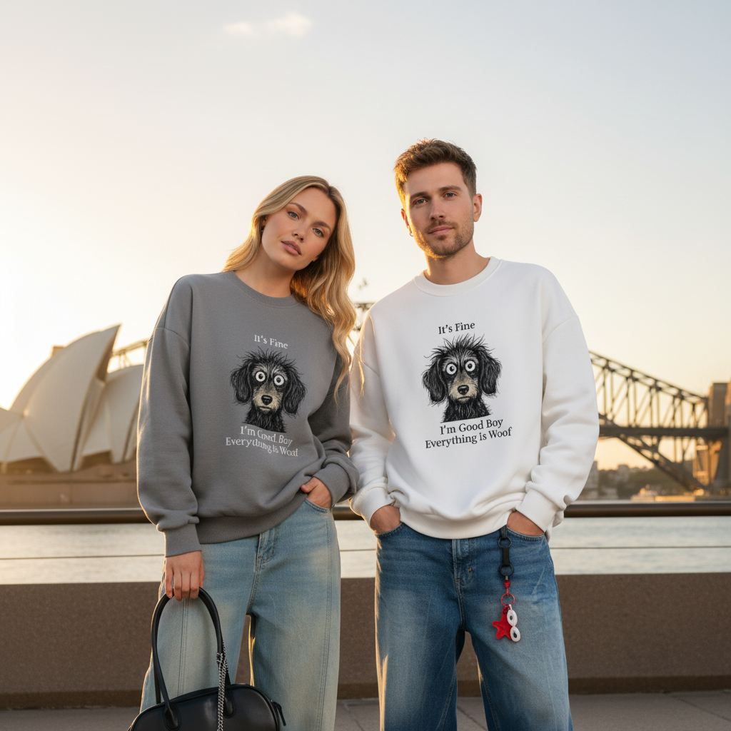 Funny Pet Lover Dog Crewneck C1087