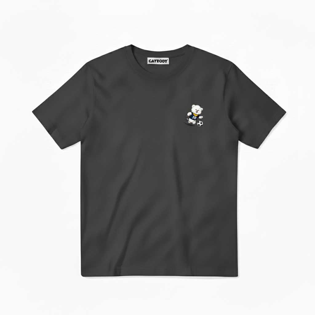 Born to Chase Fluffy Dog Soccer Graphic Tee