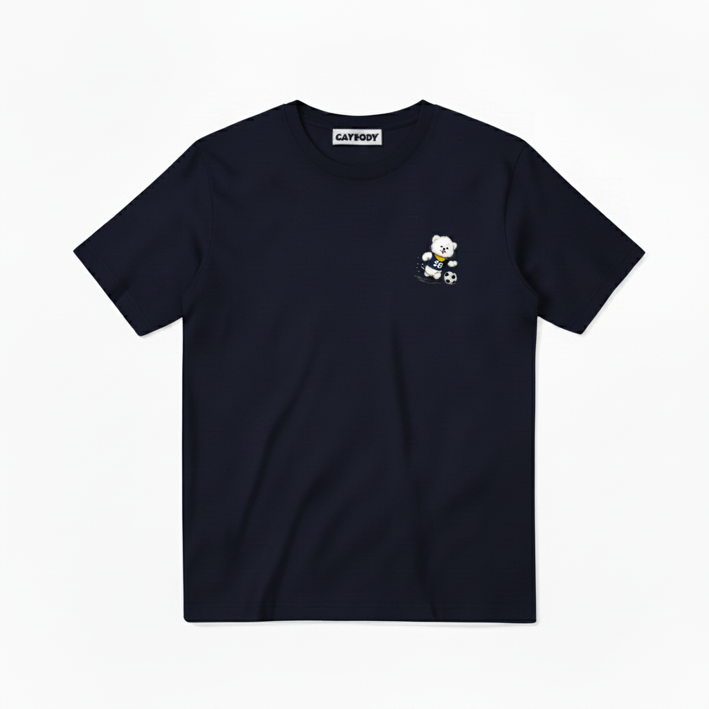 Born to Chase Fluffy Dog Soccer Graphic Tee