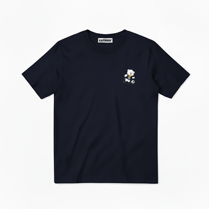 Born to Chase Fluffy Dog Soccer Graphic Tee