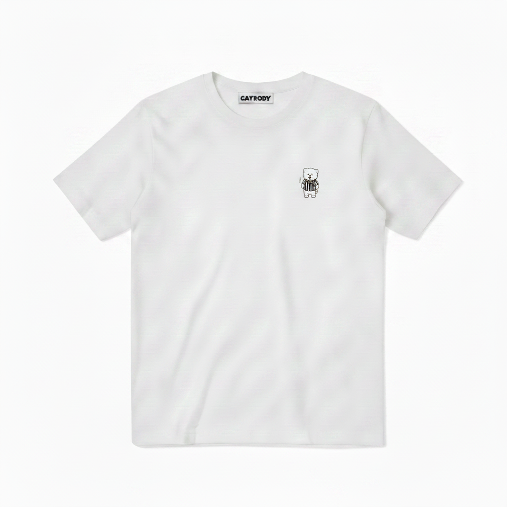 No Barking Fluffy Dog Soccer Referee Graphic Tee